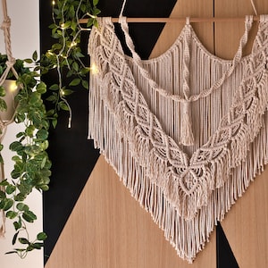 Macrame Pattern, Macrame wall hanging pattern, Macrame PDF pattern,  Macrame tutorial, Easy macrame pattern, Macrame tutorial with pictures