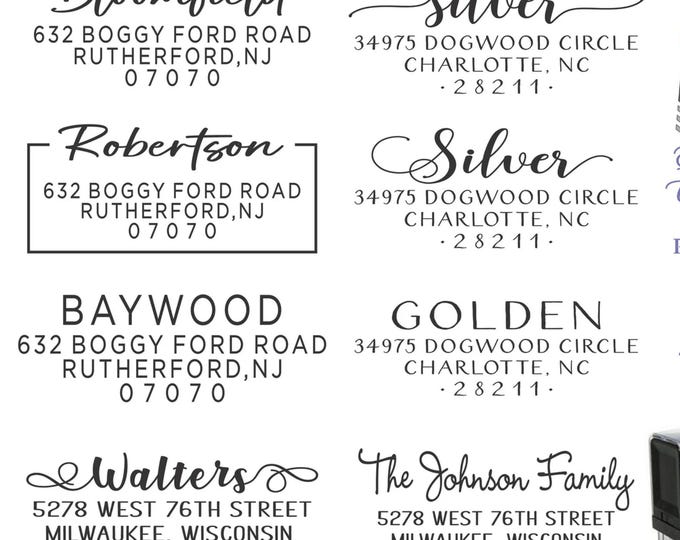 Return Address Stamp: Custom Personalized Self-inking