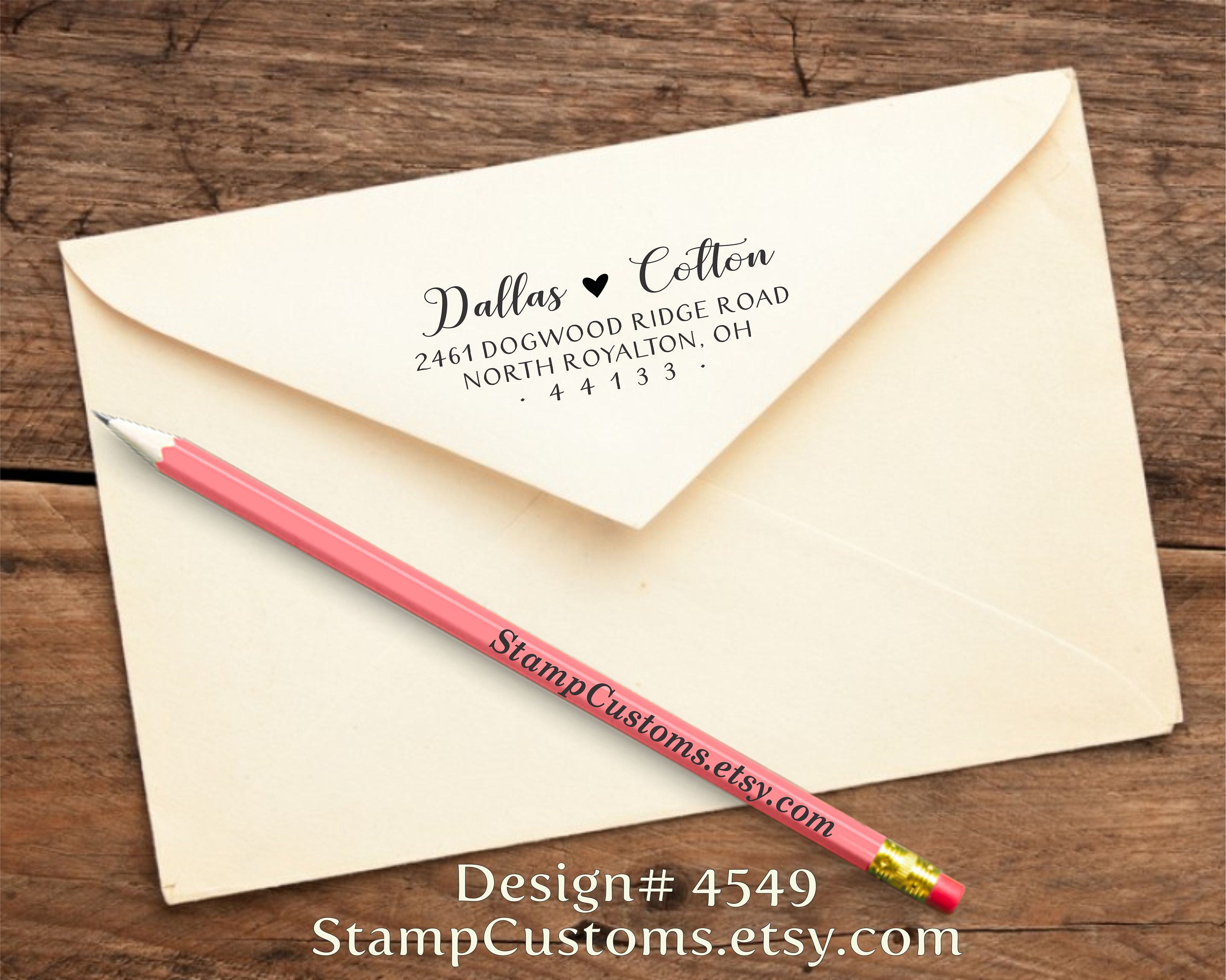 return address stamp wedding invitation stamp save the