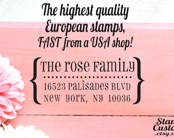 Address Stamp : Custom Modern Personalized Self inking