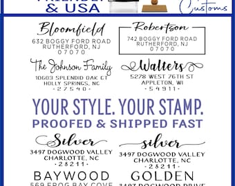 Address Stamp: Personalized Self-inking