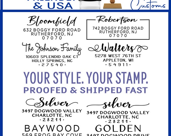 Address Stamp: Personalized Self-inking