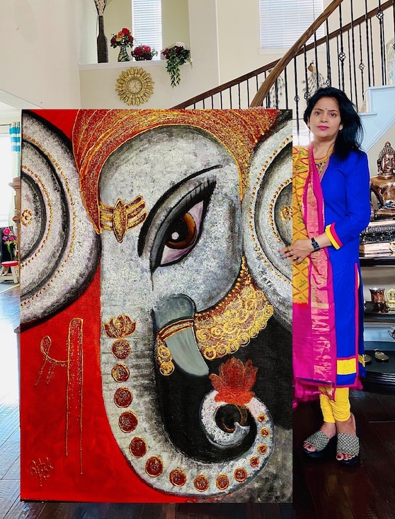 Modern ganesha sale painting
