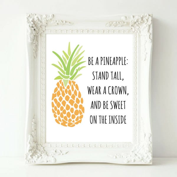 Pineapple Printable - Etsy