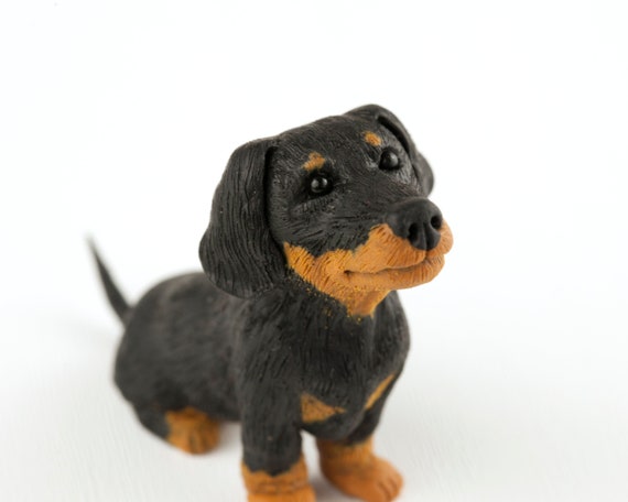 Sausage Dog Ornament Dachshund Figurine Miniature Sausage Etsy