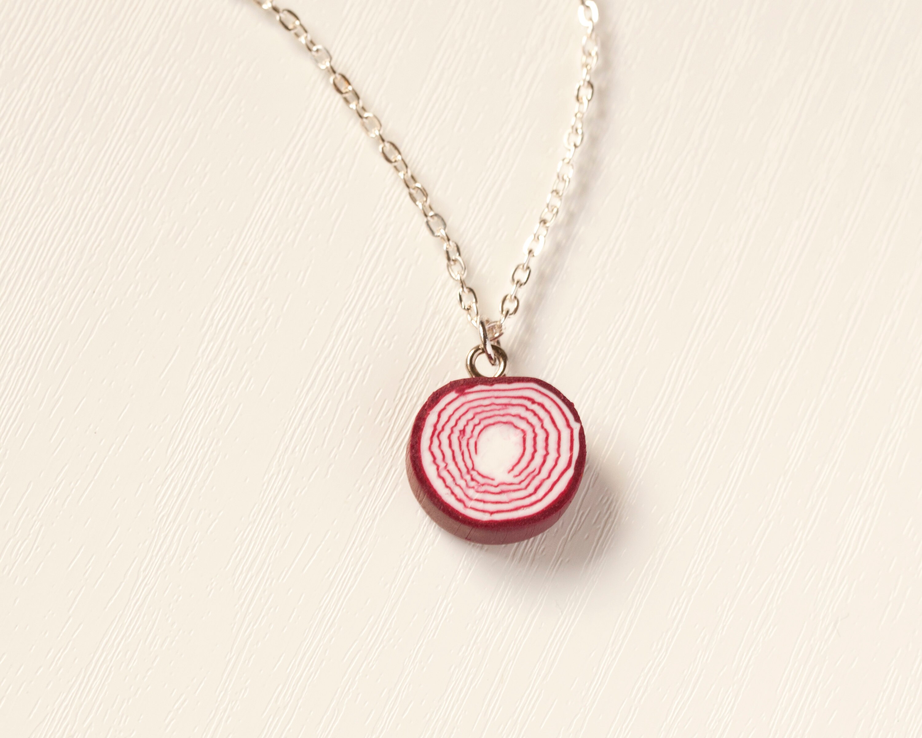 Onion Slice Necklace. Vegetable Jewellery. Quirky Onions. Etsy