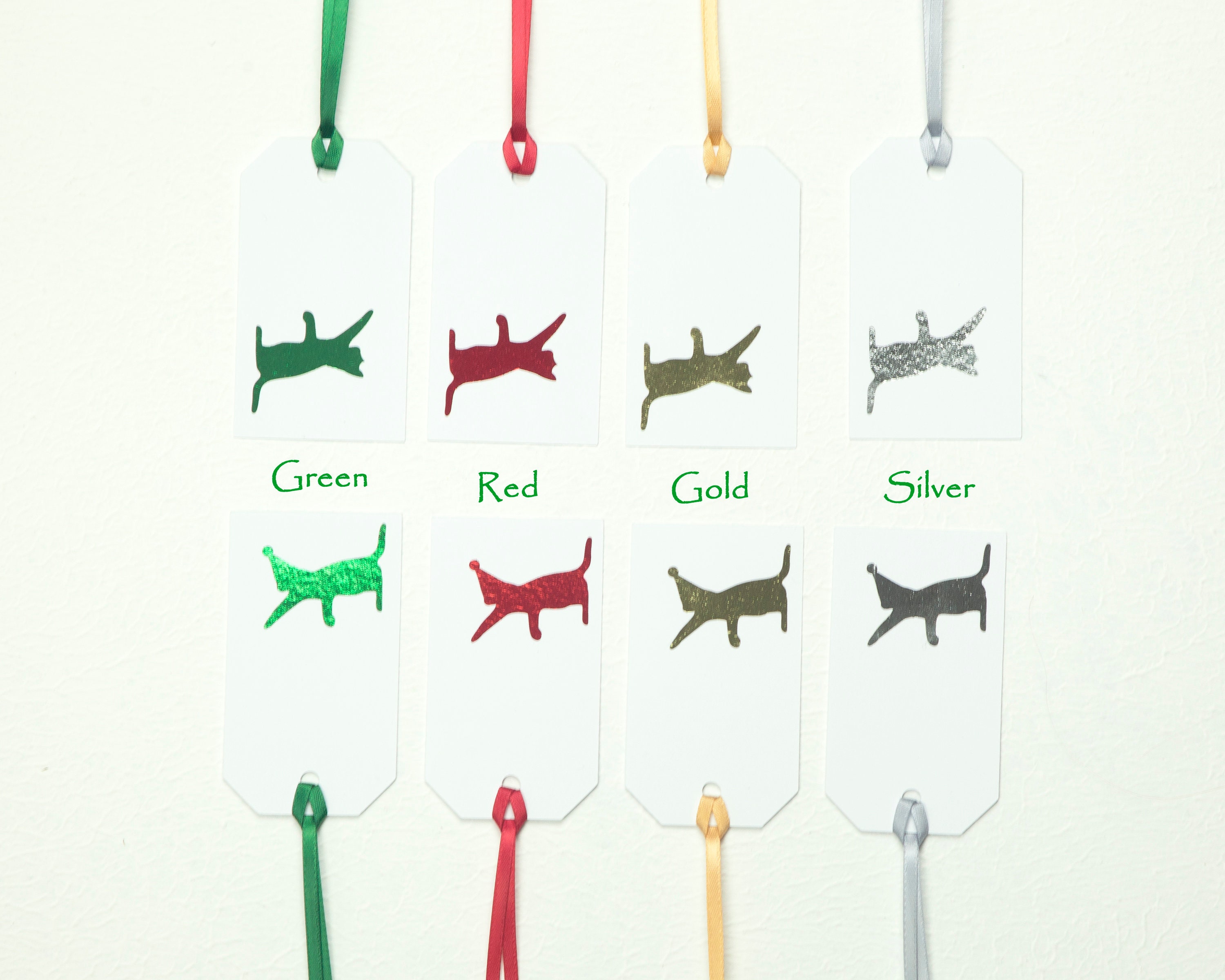 Cat Gift Tags. Set of 4 gift tags for cat lover's Etsy