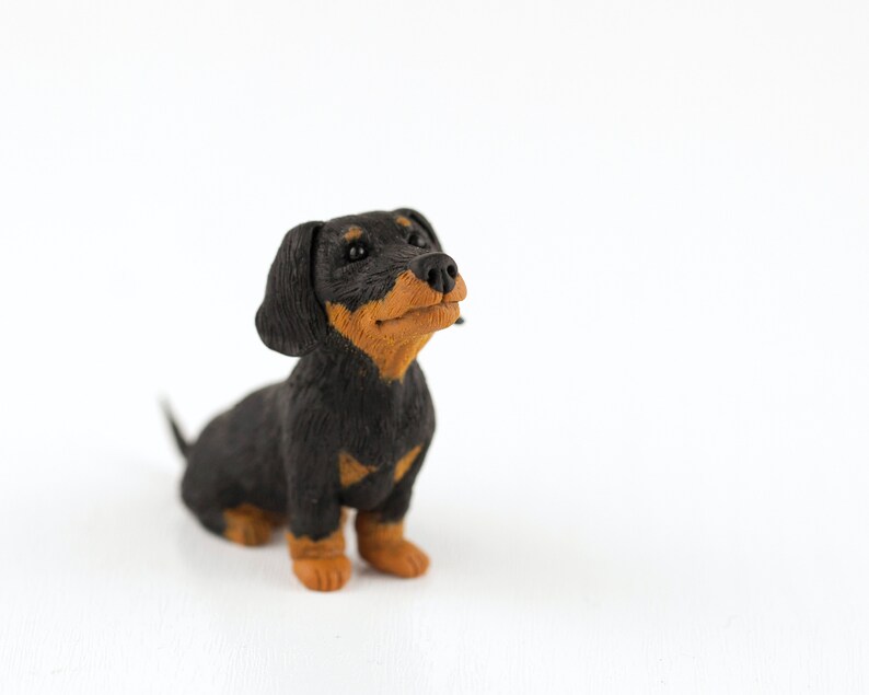 Sausage Dog Ornament Dachshund Figurine Miniature Sausage Etsy