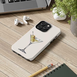 Custodia per telefono Martini, custodia per telefono alla moda, design vintage, custodia per telefono popolare e carina, custodia per telefono per iPhone e Samsung Galaxy immagine 4