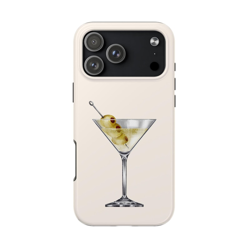 Custodia per telefono Martini, custodia per telefono alla moda, design vintage, custodia per telefono popolare e carina, custodia per telefono per iPhone e Samsung Galaxy immagine 2