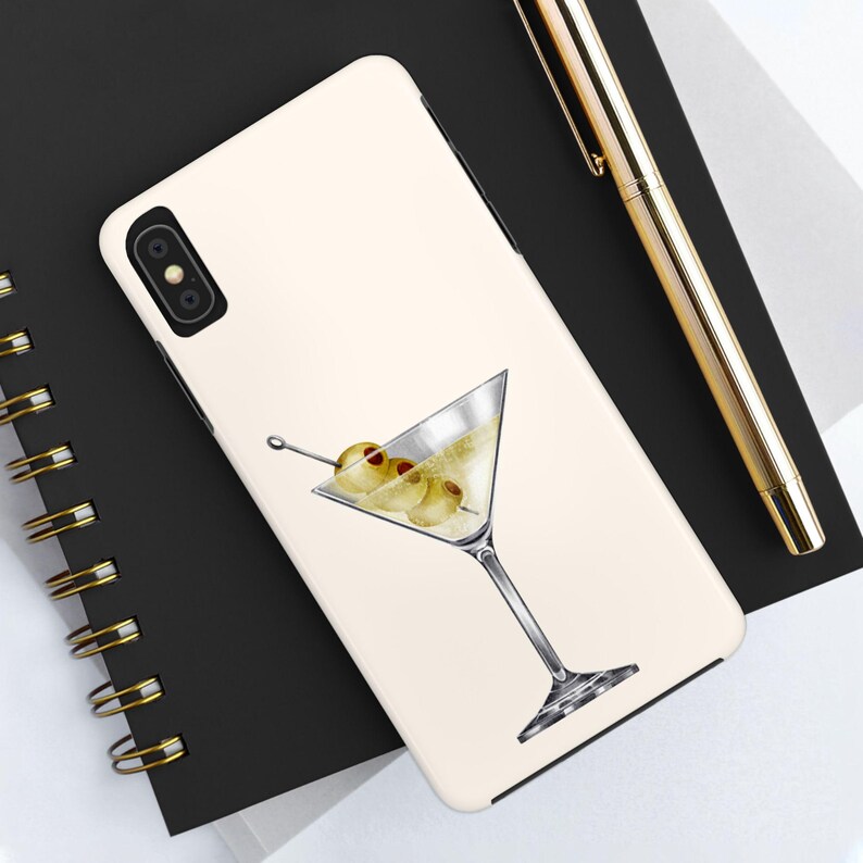 Custodia per telefono Martini, custodia per telefono alla moda, design vintage, custodia per telefono popolare e carina, custodia per telefono per iPhone e Samsung Galaxy immagine 7