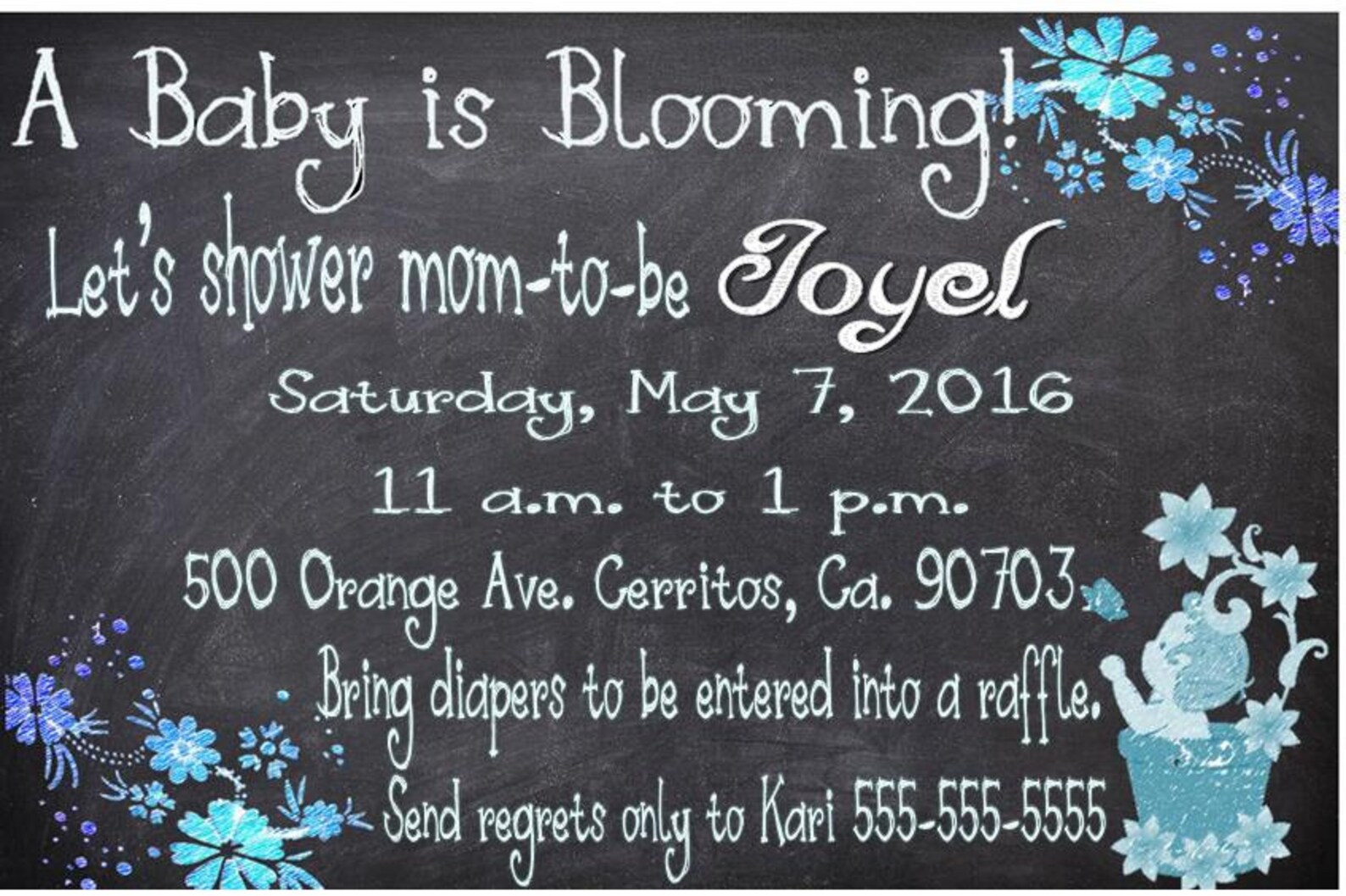 Baby is Blooming Baby Shower Invitation Etsy