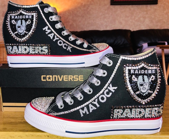 raiders chuck taylors
