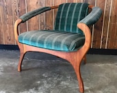 Modern Sculptural Lounge Chair Attributed to Adrian Pearsall (FREE SHIPPING)