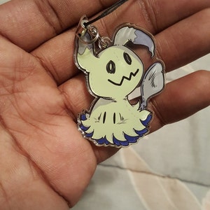 Pokemon Sun Moon 2 Inch Double-Sided Mimikyu Charm image 3