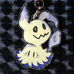 Pokemon Sun Moon 2 Inch Double-Sided Mimikyu Charm image 1