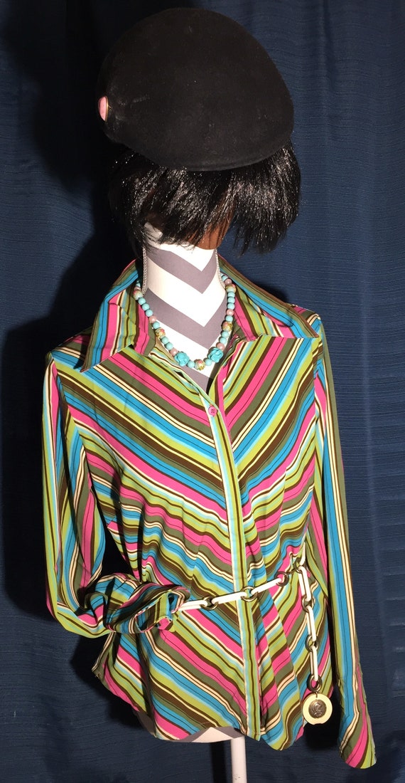 Beatnik Blouse EXQUISITE SeXy Vintage by Robert Lo