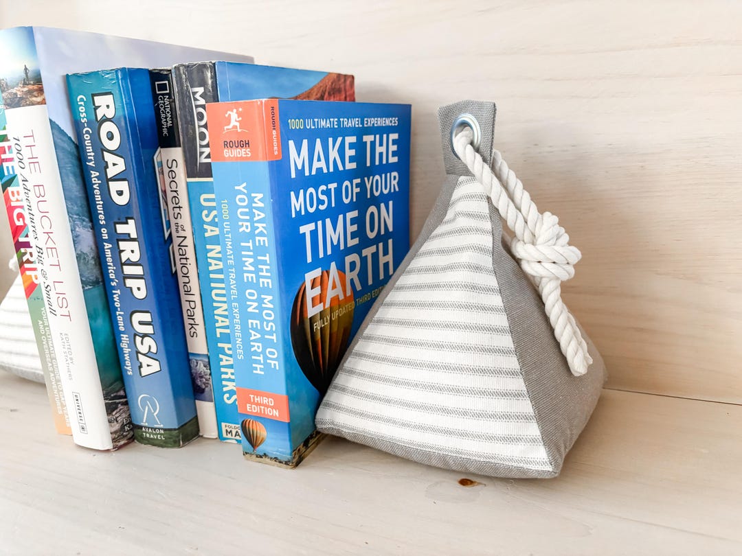 Nautical Bookend Buoy Bookend Fabric Buoy Bookend - Etsy
