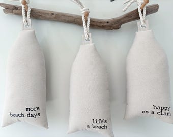 Almohada náutica Boya de tela Decoración costera Almohada playera