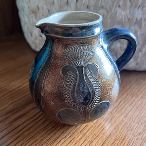 Vintage Salt Glazed Stoneware Creamer/Jug