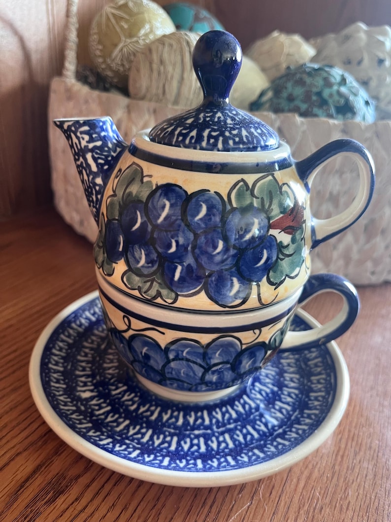 Zaklady Ceramiczne Boleslawiec Teapot - Thumbnail 3