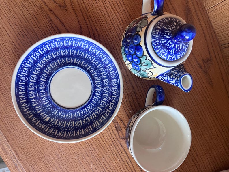 Zaklady Ceramiczne Boleslawiec Teapot - Thumbnail 5