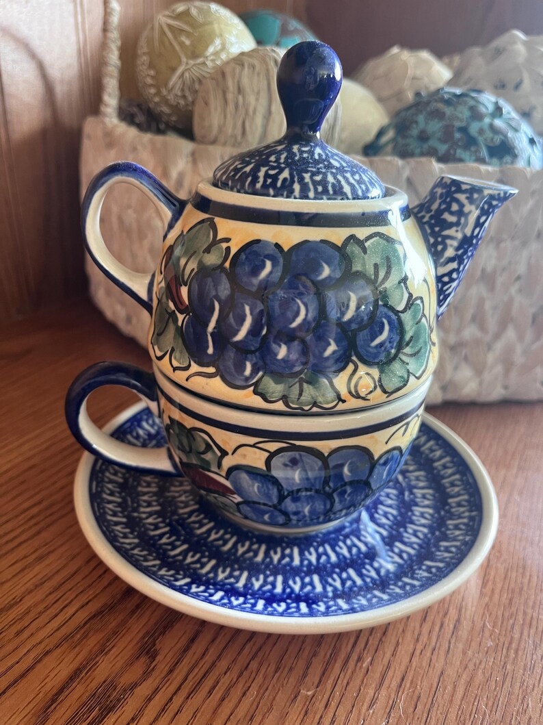 Zaklady Ceramiczne Boleslawiec Teapot - Thumbnail 4