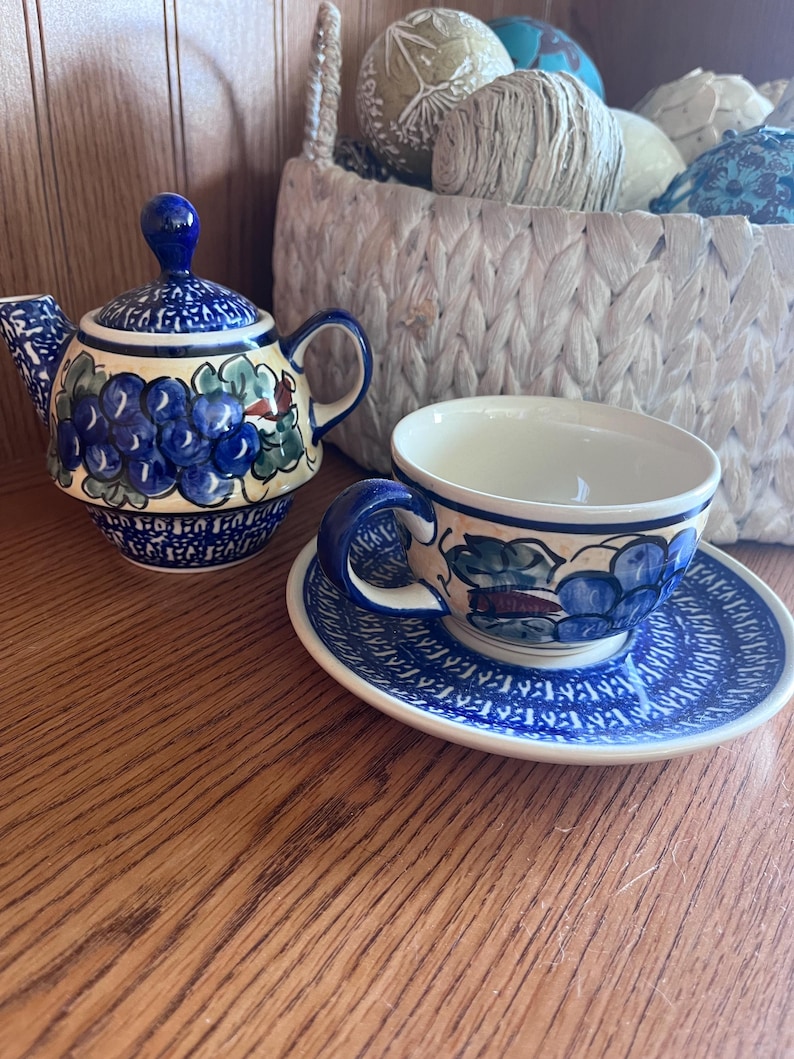 Zaklady Ceramiczne Boleslawiec Teapot - Thumbnail 2