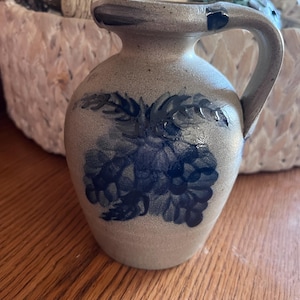 Vintage Rowe Pottery Works Salt Glaze Jug