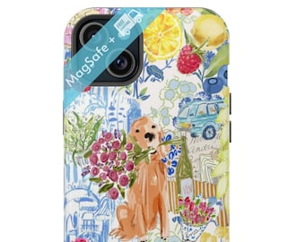 Ally's Dog iPhone Case Collage Cute Coquette Case Preppy Aesthetic Cases iPhone MagSafe Though Cases 16 15 14 13 Pro Max Plus Mag Safe Cover