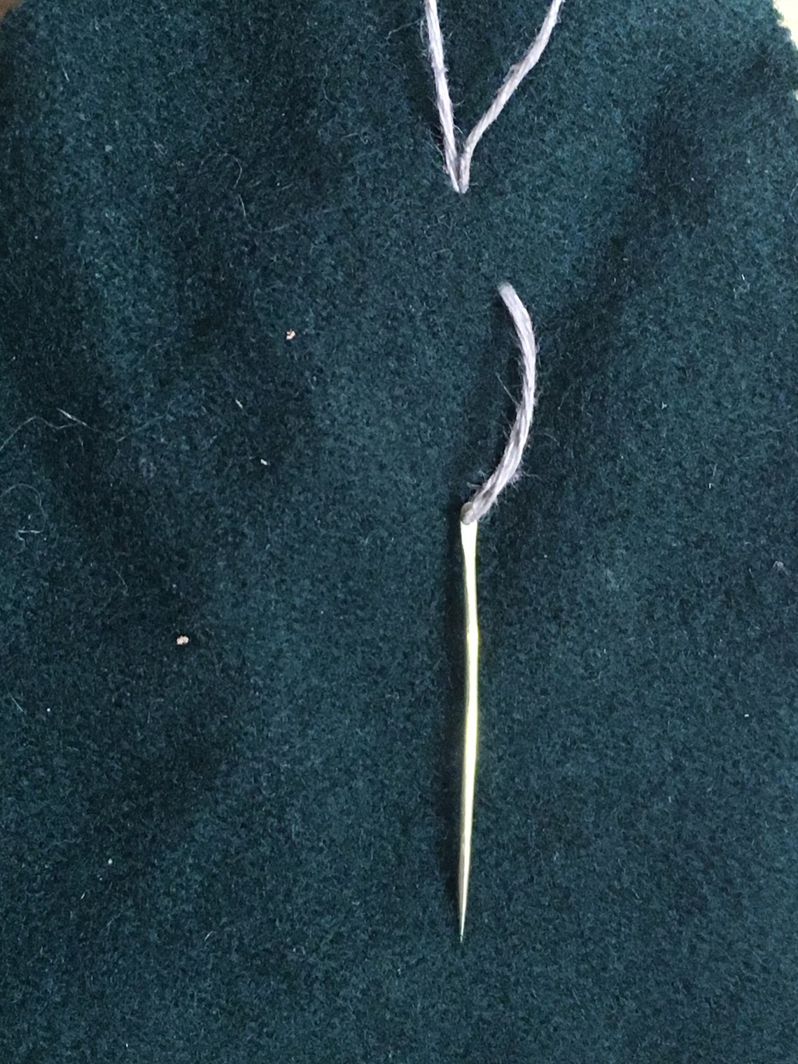 Brass Sewing Needles. Viking Needles Medieval Needles Etsy