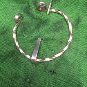 Small or Medium Twisted Bronze Penannular Fibula Brooch. - Etsy