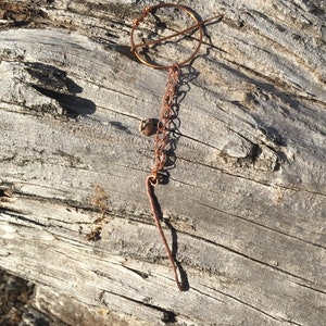 Slavic Fibula with Chain and Earspoon. Kievan Rus Fibula Set. Early Medieval Pin Set. Viking brooch.