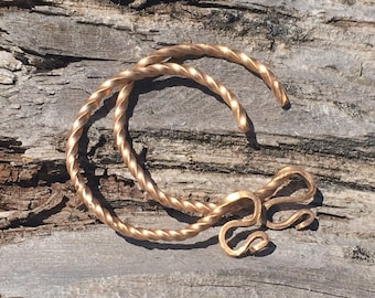 Twisted Bronze Slavic Temple Rings. Great Moravian Temple Rings. Kievan Rus Temple Rings.