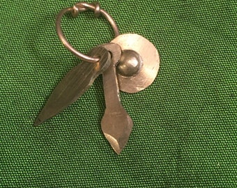 Merovingian Pendant. Migration Period Brass Girdle Pendant Pendant for Reenactment and SCA. Dark Age Belt Pendant.
