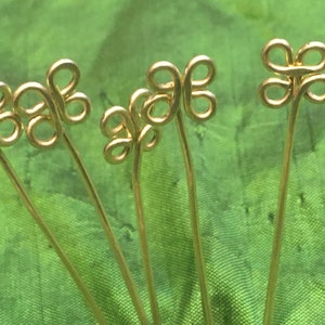 Medieval Brass Pins. Veil Pins. Sewing Pinned needles. Dress Pins for Reenactment, SCA, and LARP image 2