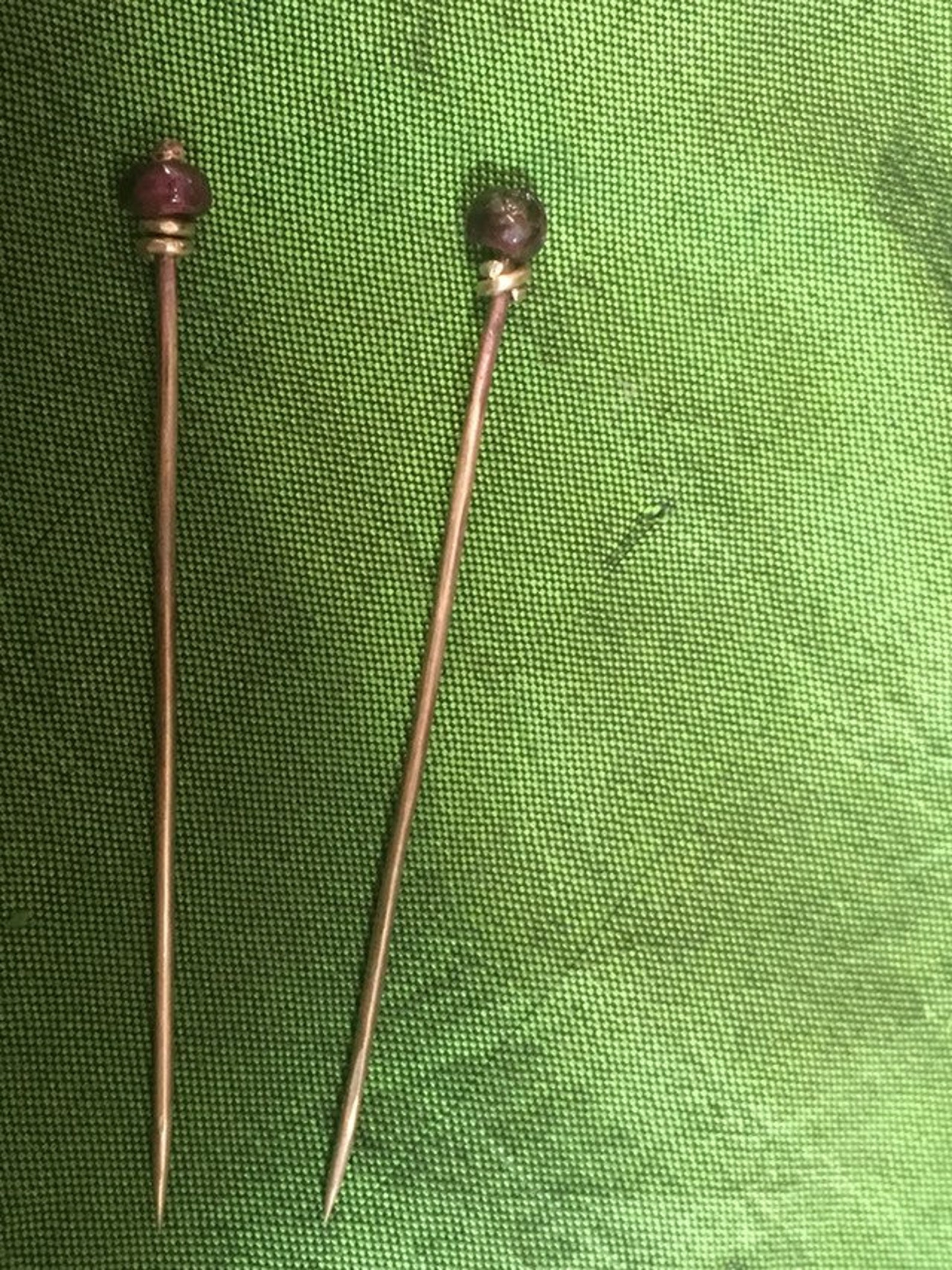 PAIR of Brass Medieval Veil Pins. Medieval Dress Pin. Etsy