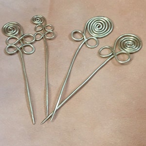 Replica of Bronze Age Hair Stick. Celtic Hairpin. Historical Hair Stick.