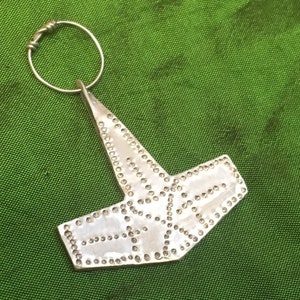 Sterling Silver Replica of Thor’s Hammer Pendant. Mjolnir Pendant. Viking Pendant.