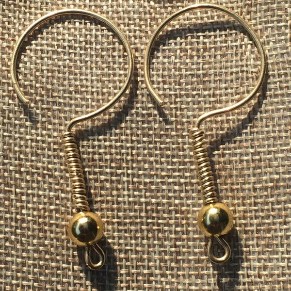 PAIR of Kievan Rus Earrings. Medieval Earrings. Slavic Earrings. Golden Horde Earrings