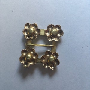 Replica of Medieval Brooch from Dress Accessories Book. Medieval fibula. Floral pin. Ring Brooch. Annular Brooch. SCA brooch. Artisan Brooch