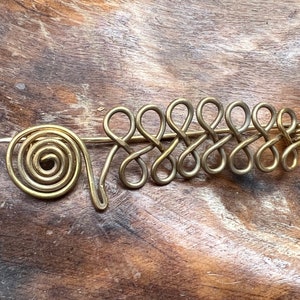 Bronze Age Fibula Brooch. Shawl Pin. Celtic Brooch.