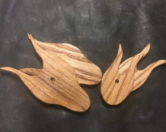 Horquilla de madera. Horquilla para tejer cordones. Horquilla para trenzar. Medieval, vikingo, SCA, recreación histórica.