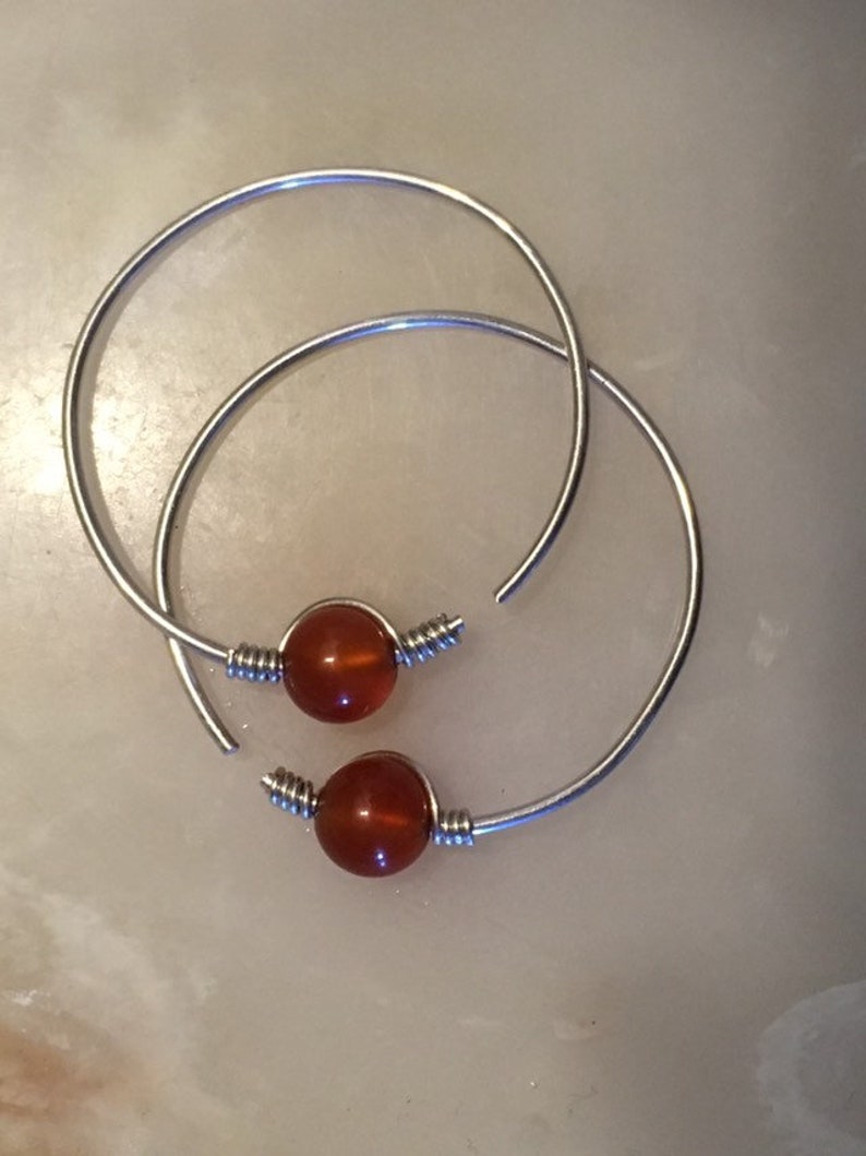 Slavic Temple Rings Kievan Rus Carnelian Temple Rings