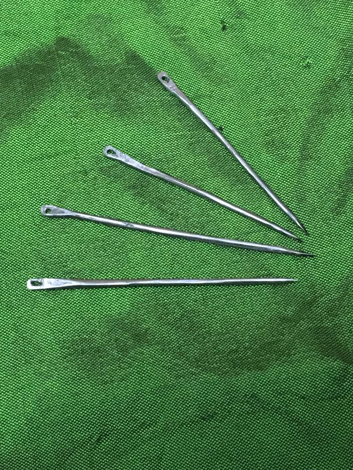 Steel Sewing Needles. Viking Needles Medieval Needles Etsy