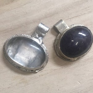 Sterling Silver Replica of Gotland Crystal Pendant. Viking Pendant. Early Medieval Pendant.