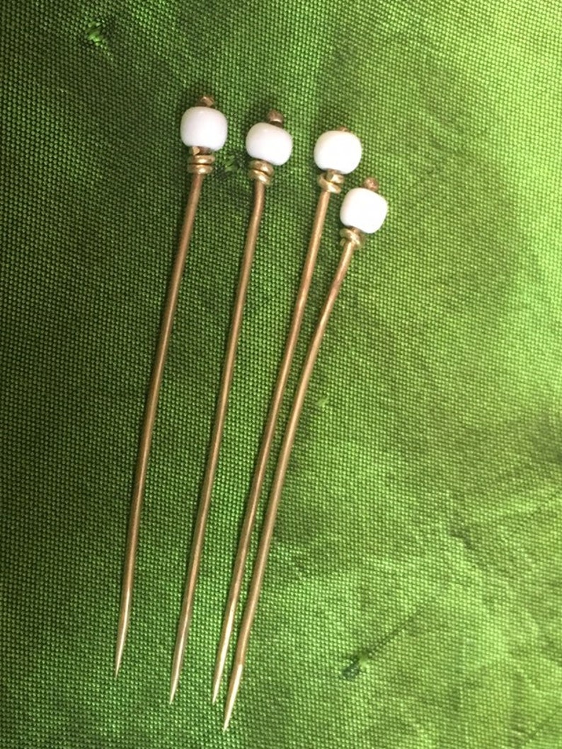 PAIR of Brass Medieval Veil Pins. Medieval Dress Pin. Etsy