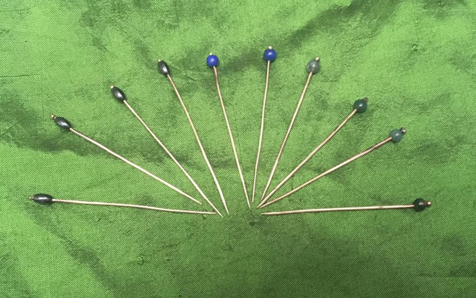 PAIR of Brass Medieval Veil Pins. Medieval Dress Pin. Etsy