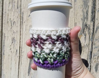 Penny Stitch Cup Sleeve, Cup Sleeve, Cup Cozy, Iced coffee sleeve, Reusable cup sleeve, coffee cozy, coffee sleeve, cozy, drink cozy, sleeve