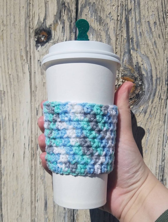 Iced Coffee Cozy. Drink Cozy. Hot/Cold Sleeve. Ice Coffee Drink